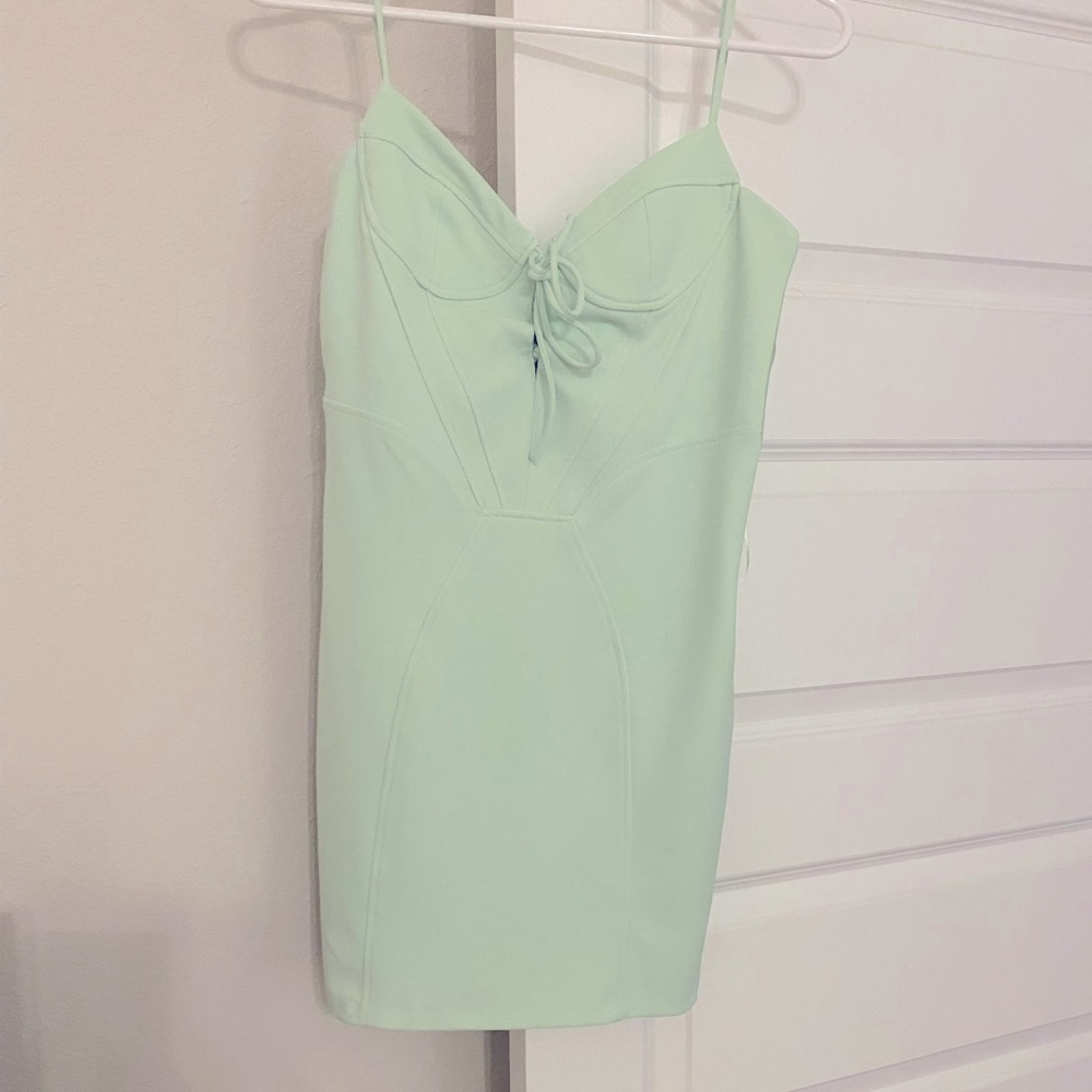 Green Zara dress